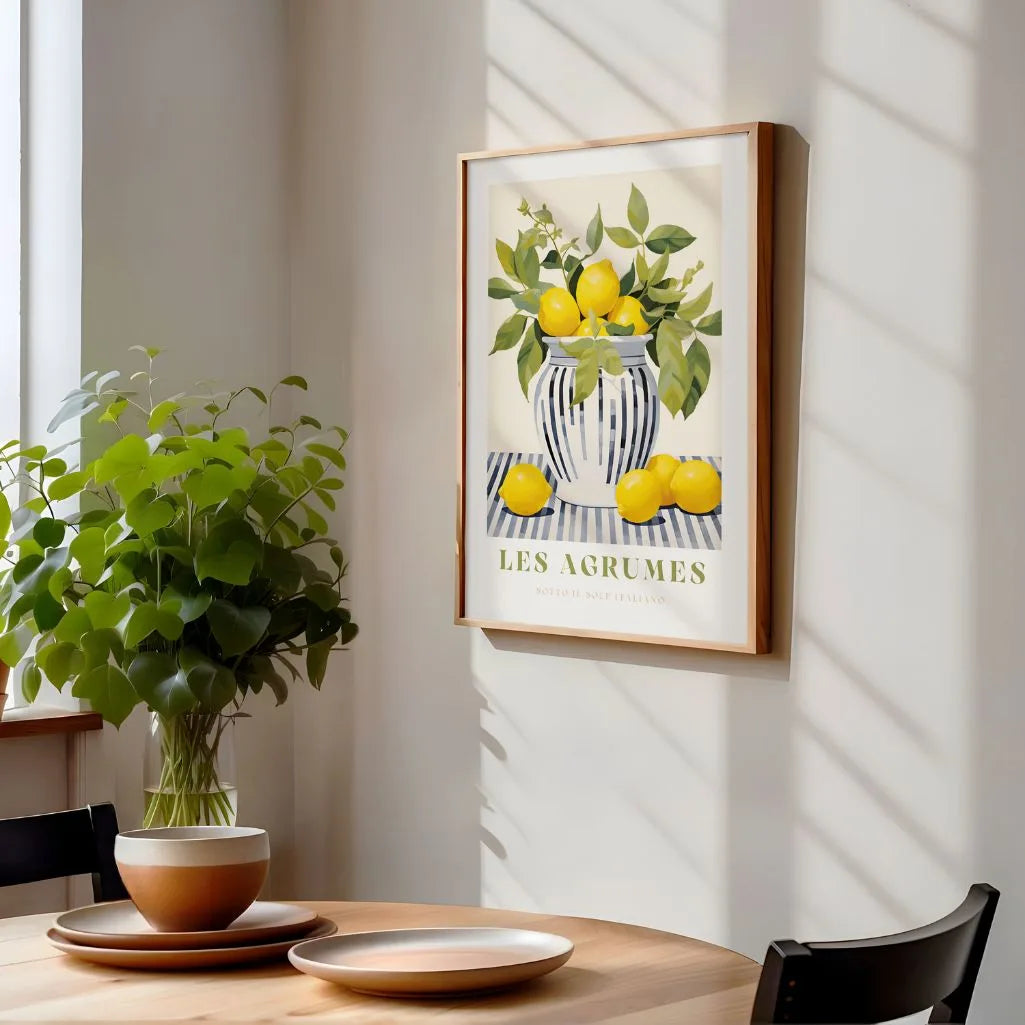 Affiche Vase de Citrons