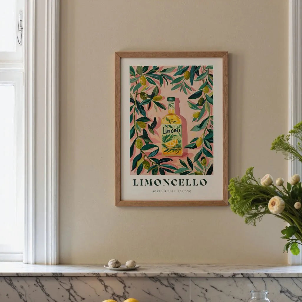 Affiche Illustration Limoncello