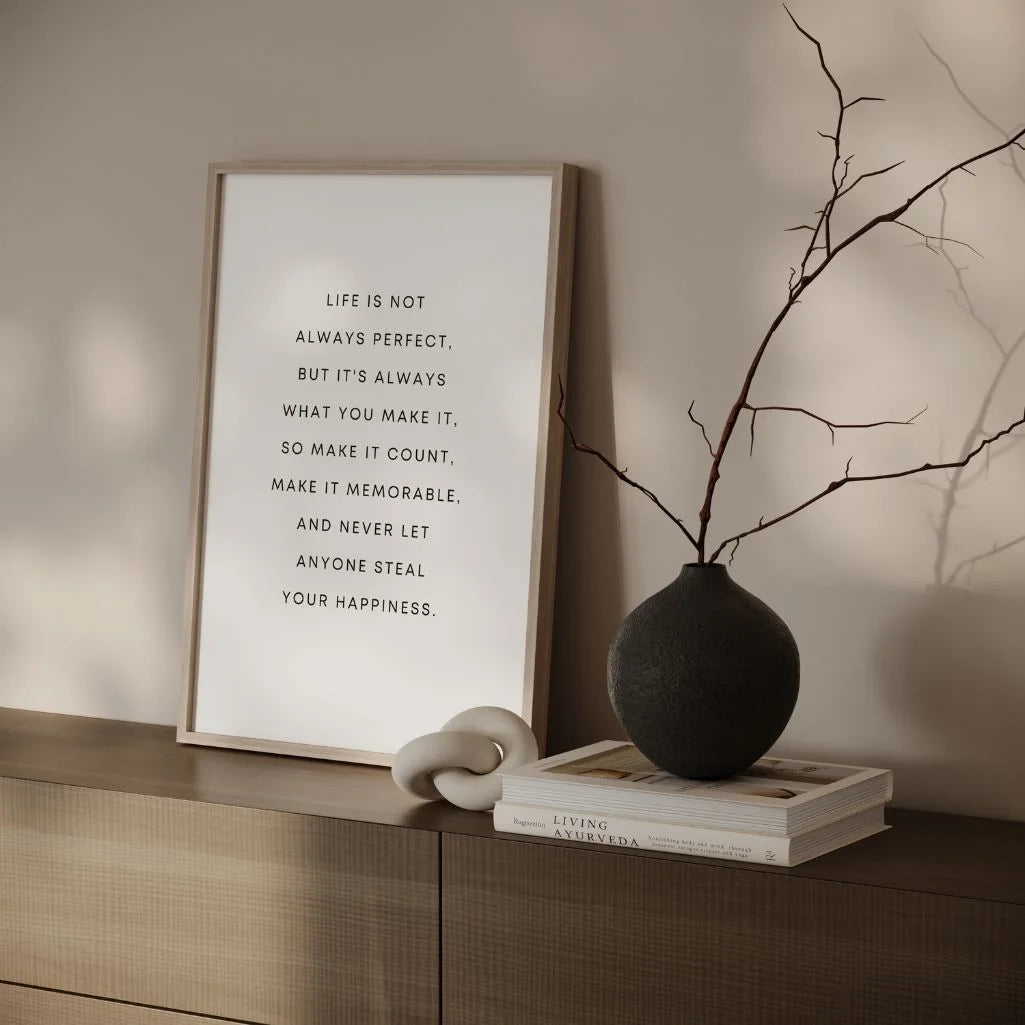 Life Is Not Always Perfect Poster