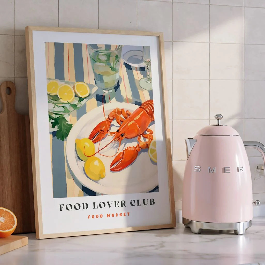 Lobster & Lemons Poster