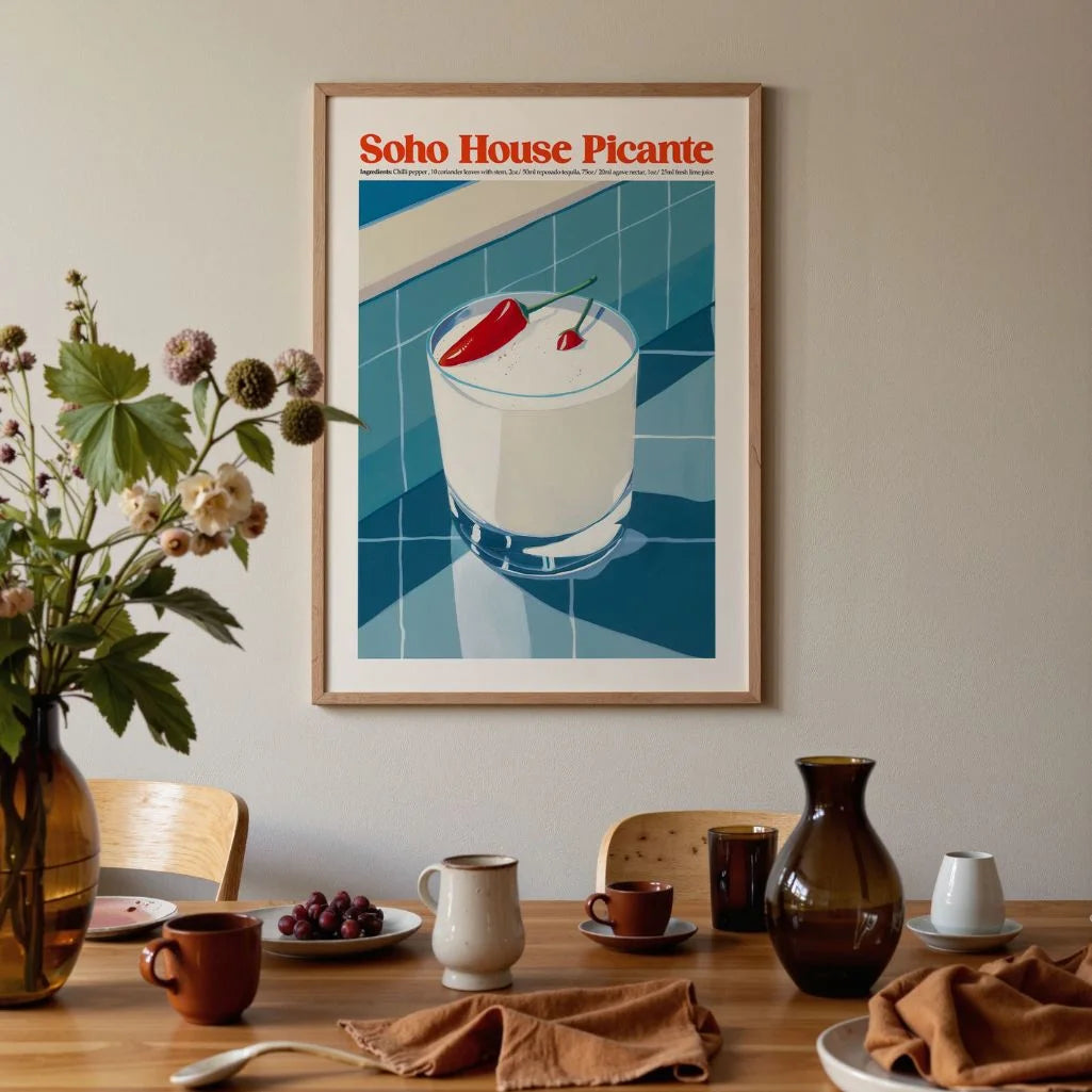 Affiche Cocktail Picante Chili