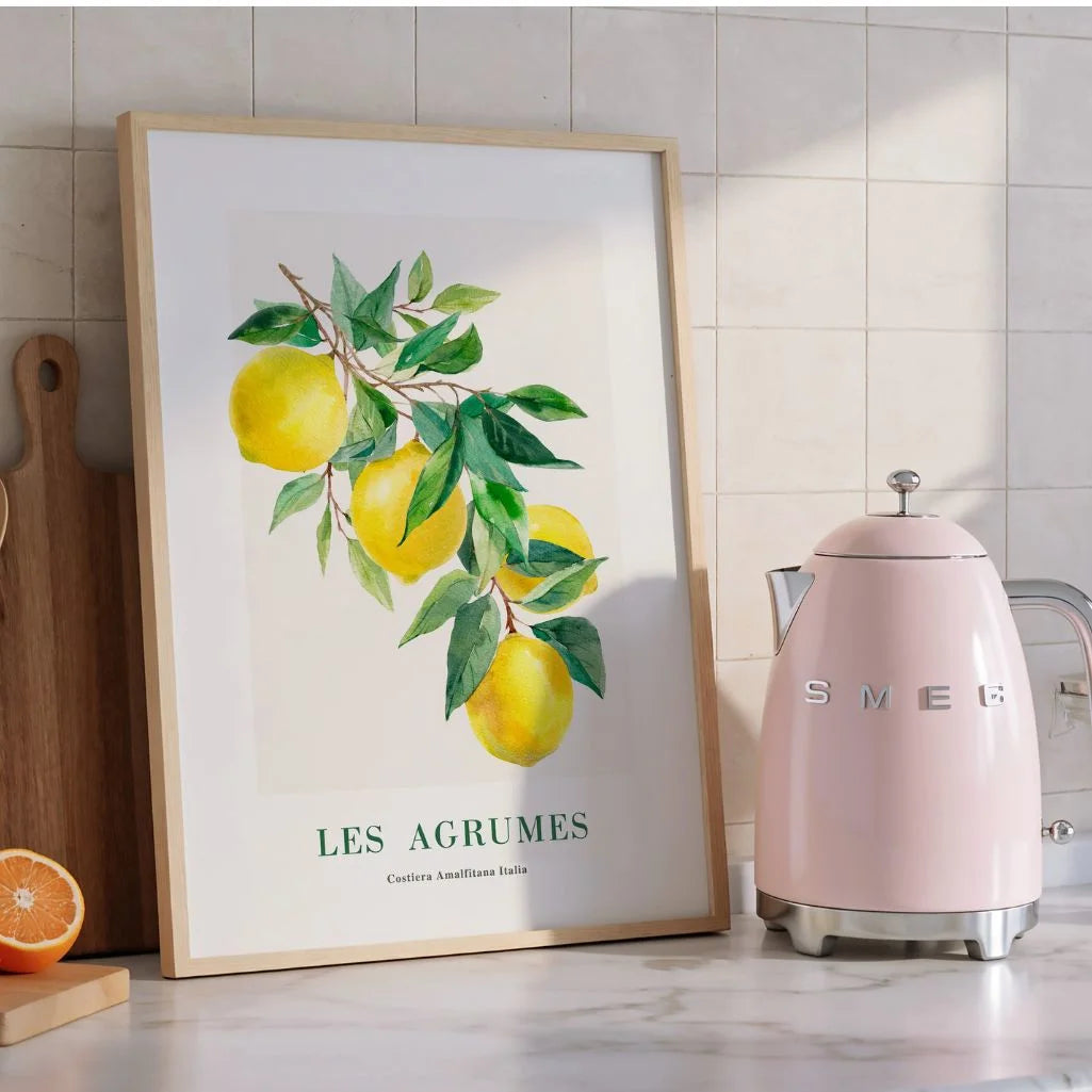 Affiche Citrons - Amalfi 