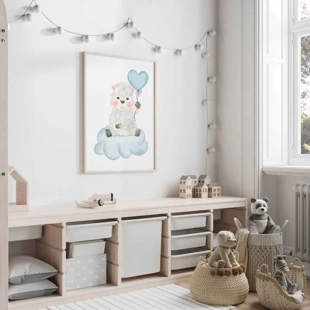 Lamb On A Cloud Poster