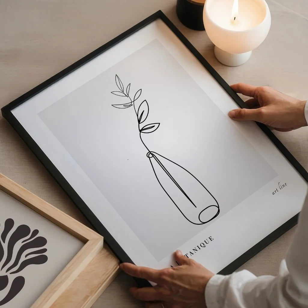 Botanical Line Art Poster