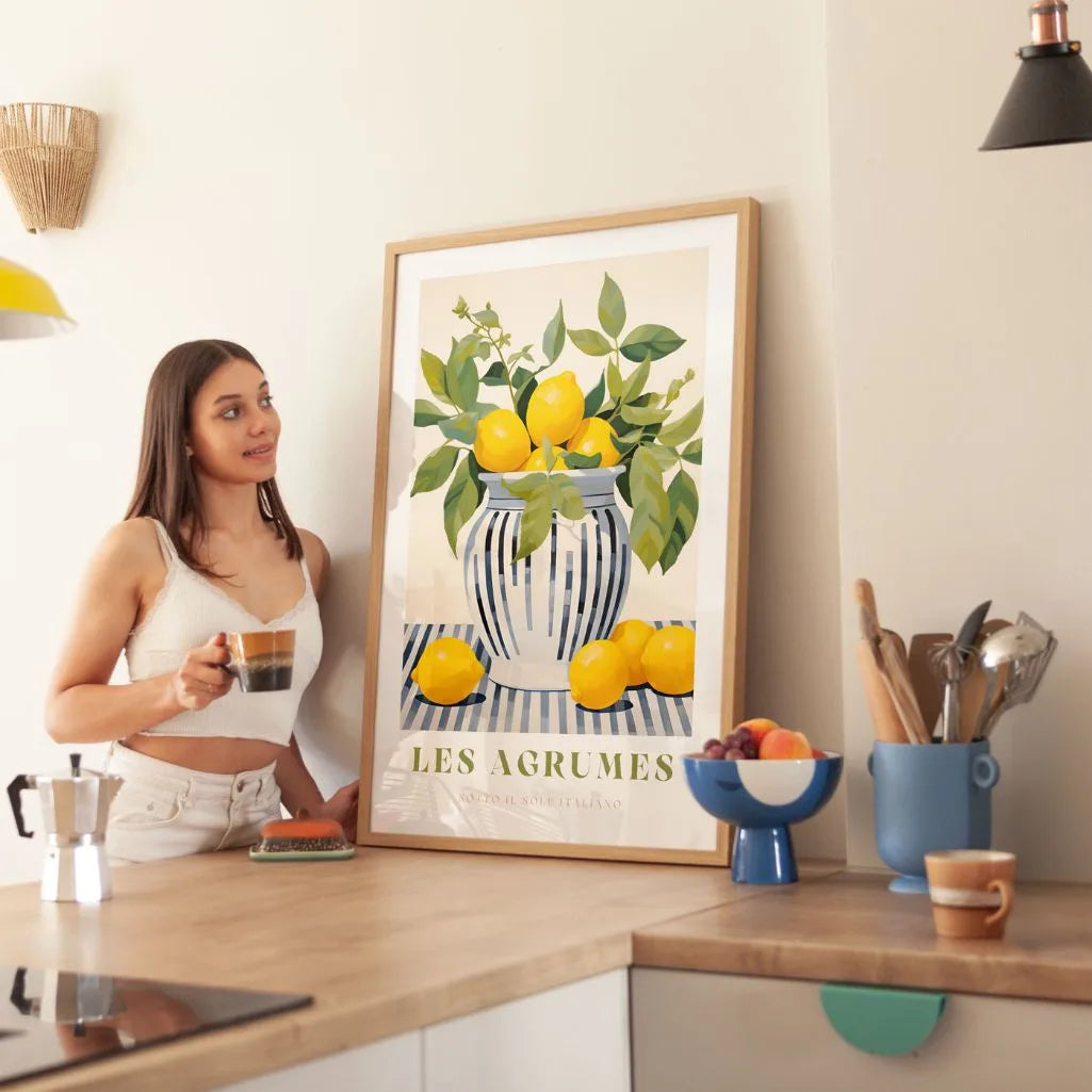 Affiche Vase de Citrons