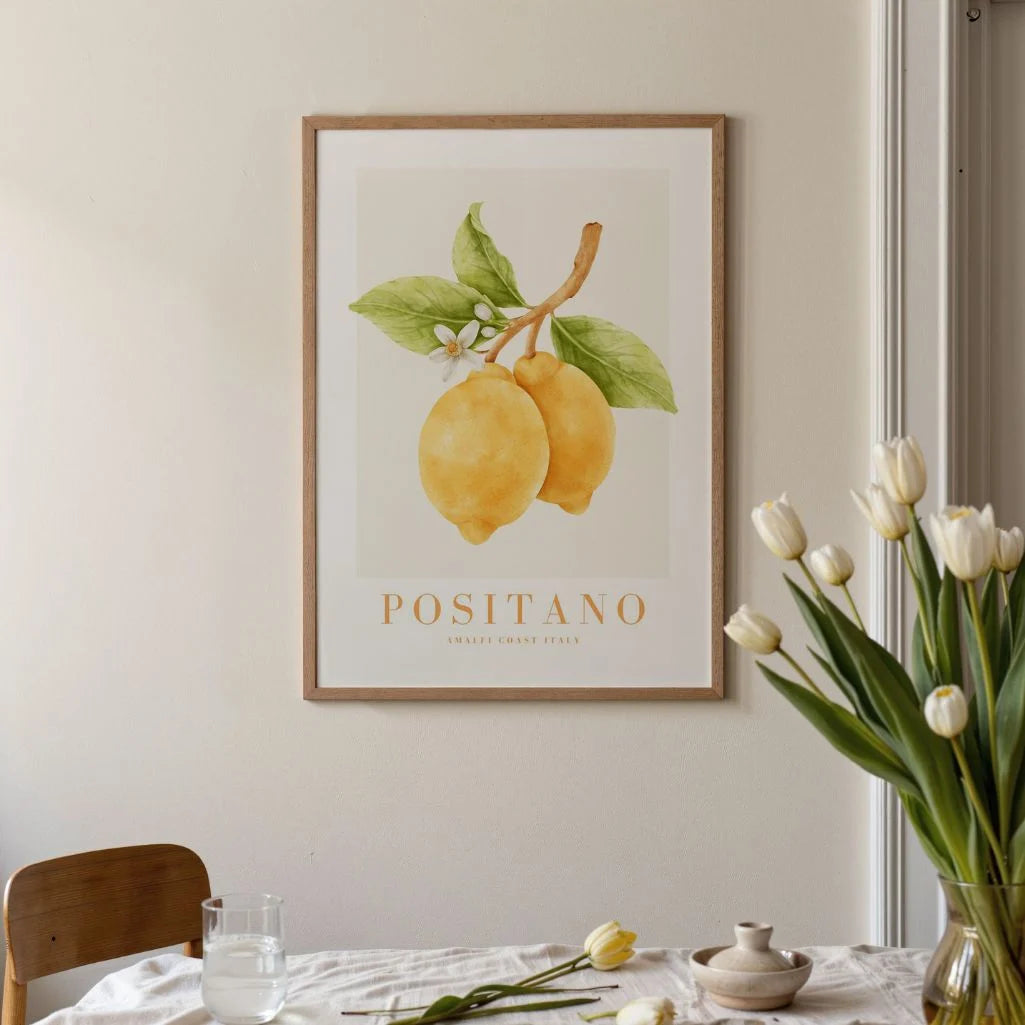 Affiche Citrons Positano