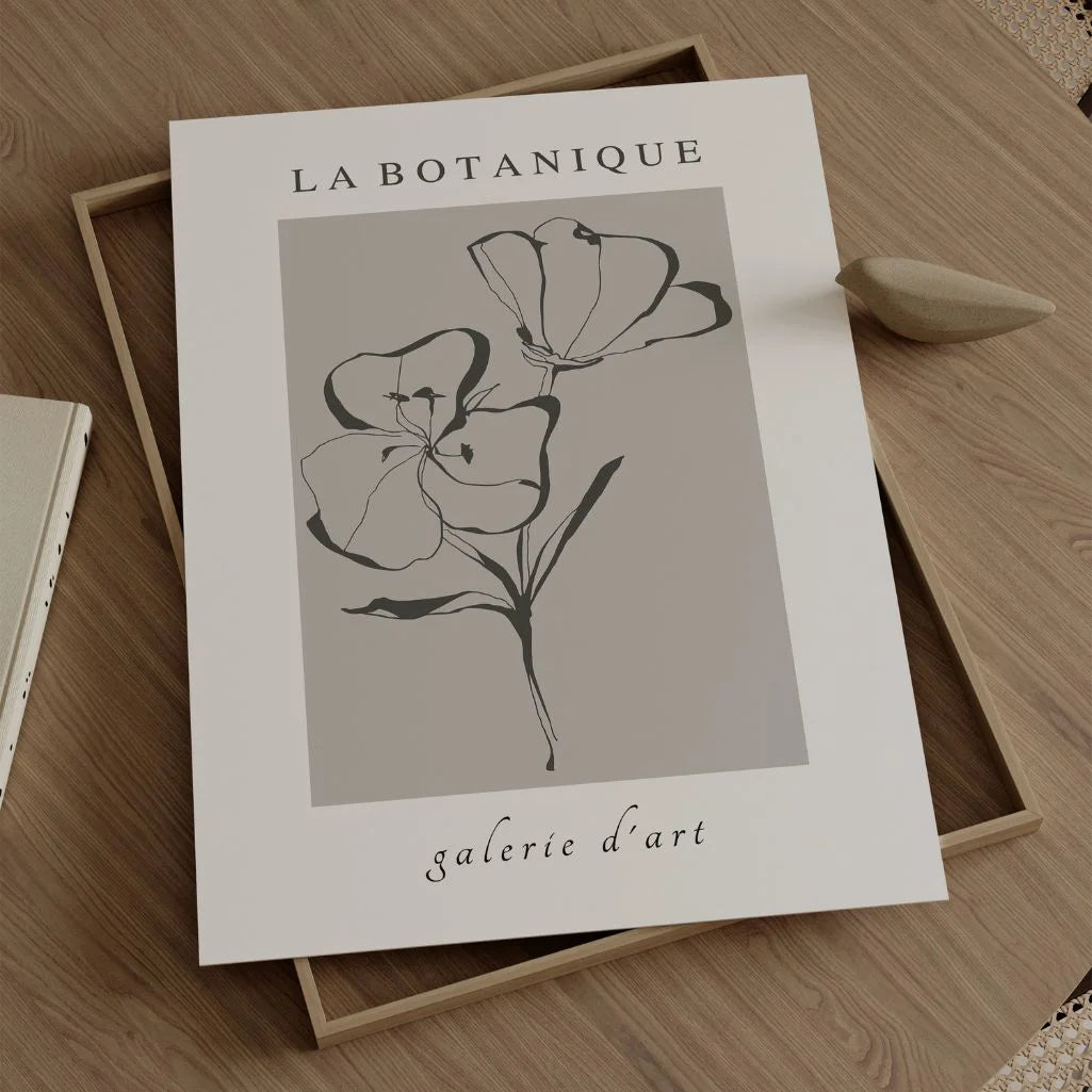 LA Botanique Flower Poster