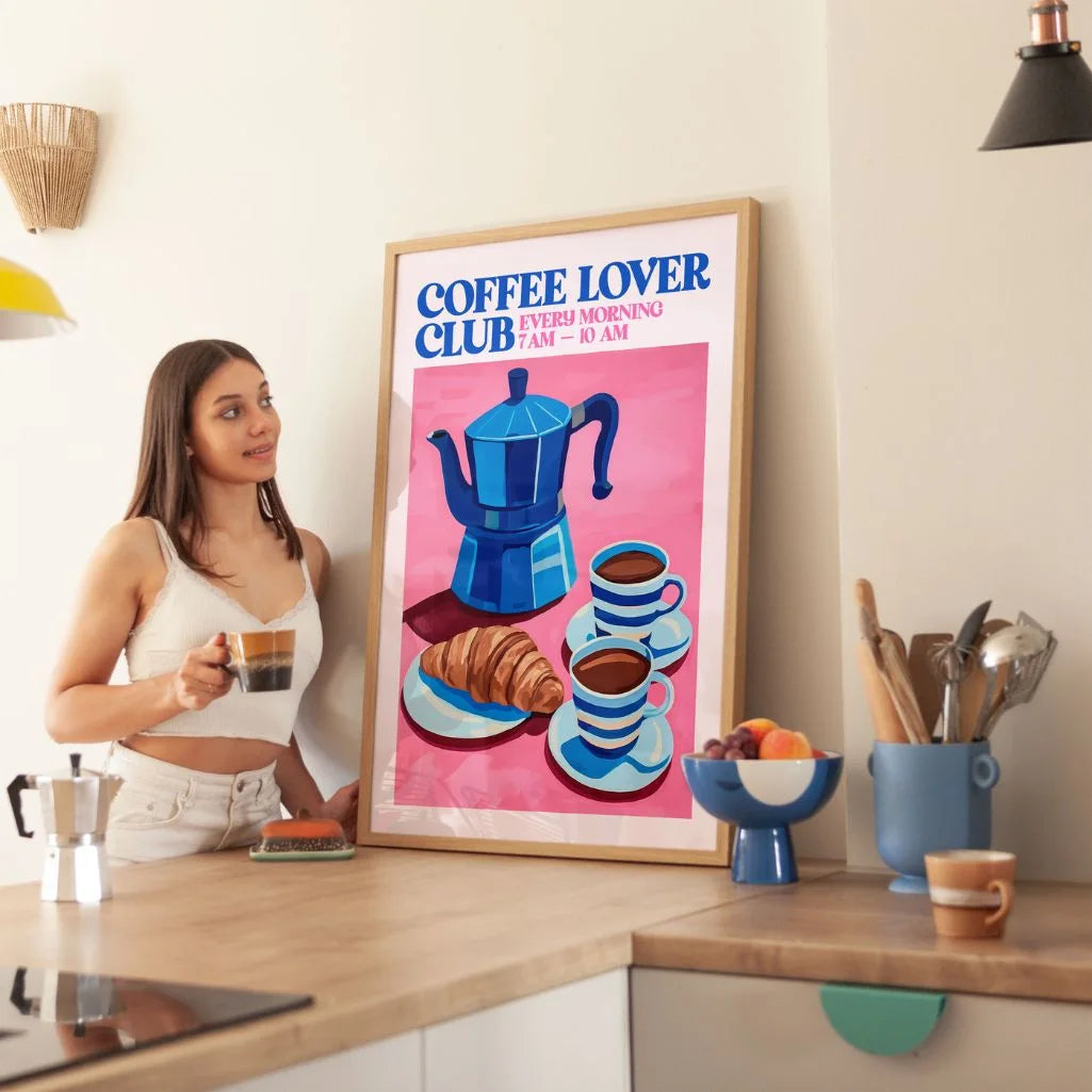 Coffee Lover Club Poster