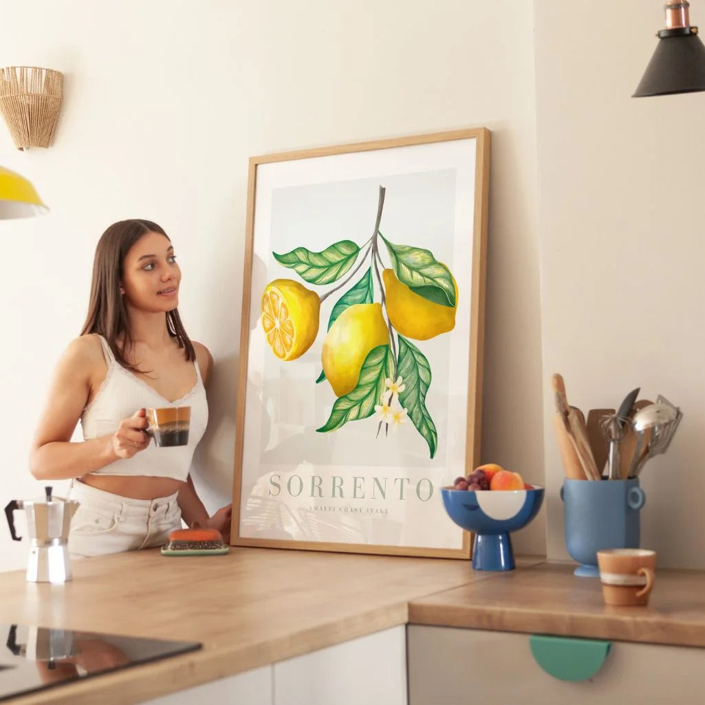 Affiche Citrons Sorrento