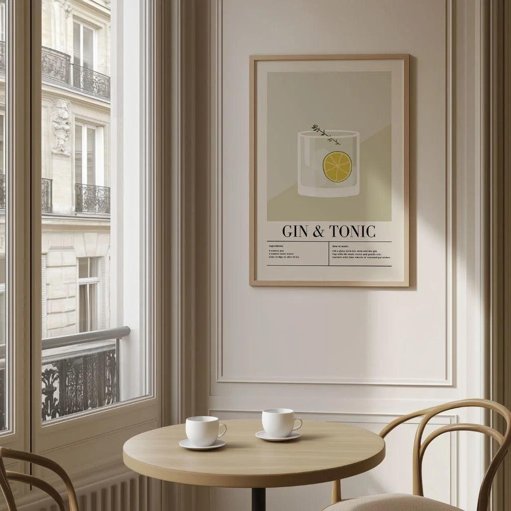 Affiche Gin Tonic