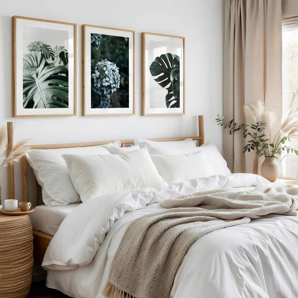 Green Botanical Prints – Set of 3