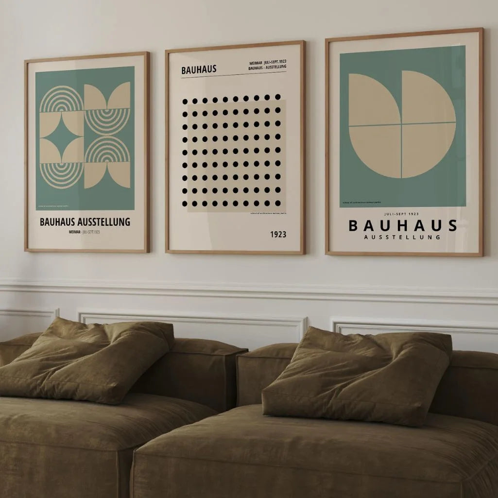 Rhythm & Order Bauhaus Poster Set of 3