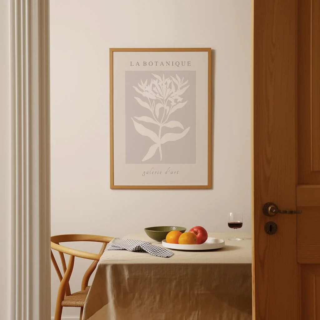 La Botanique Floral Poster