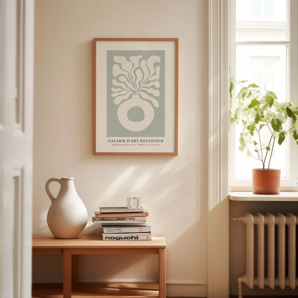 Abstract Vase Botanical Poster