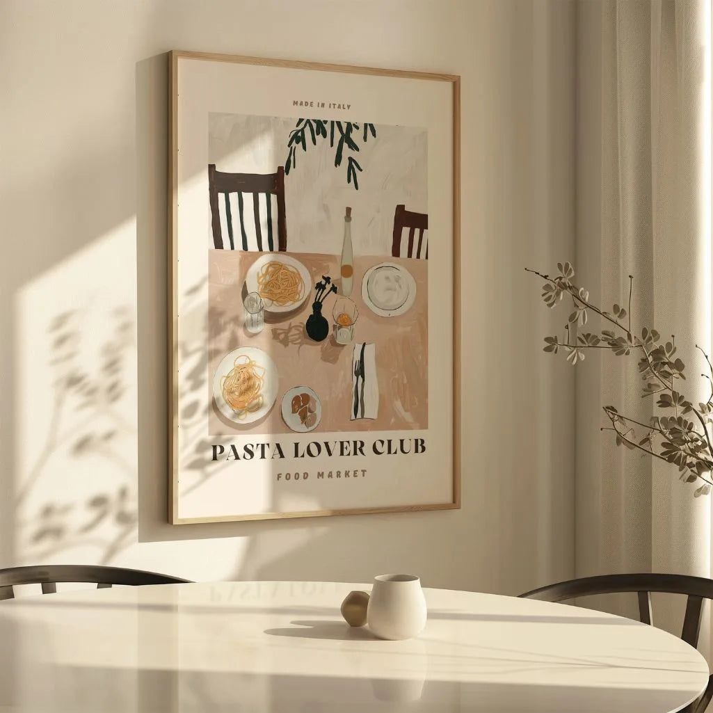 Pasta Lover Club Poster