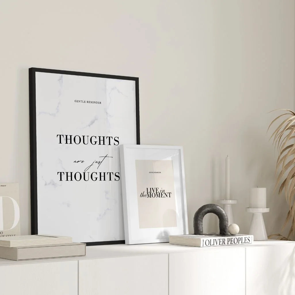 Thoughts Are Just Thoughts Poster