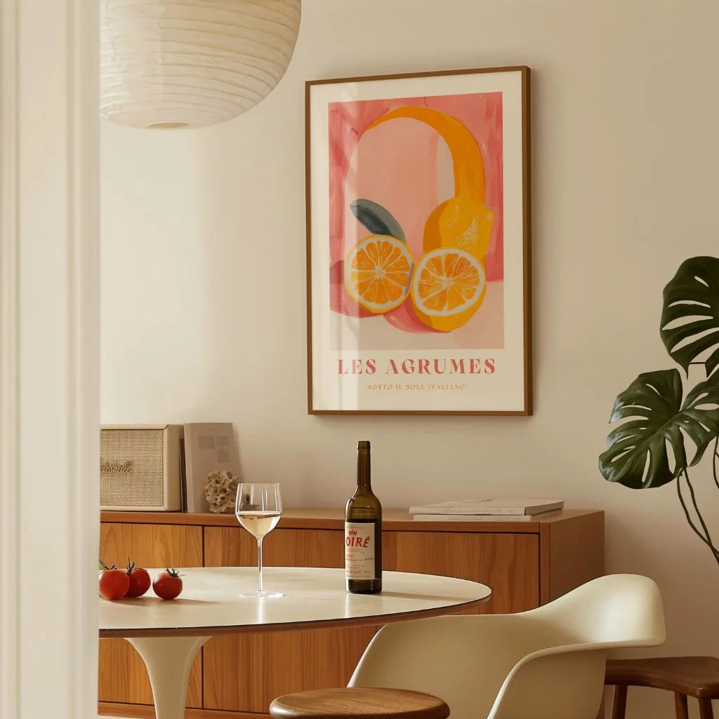 Affiche Agrumes Rosa
