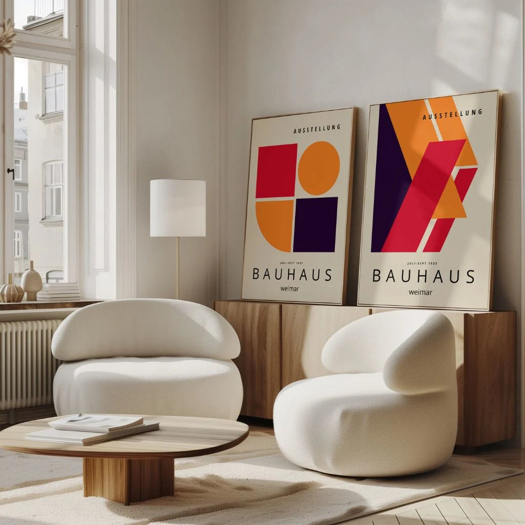 Set de 2 Affiches Bauhaus