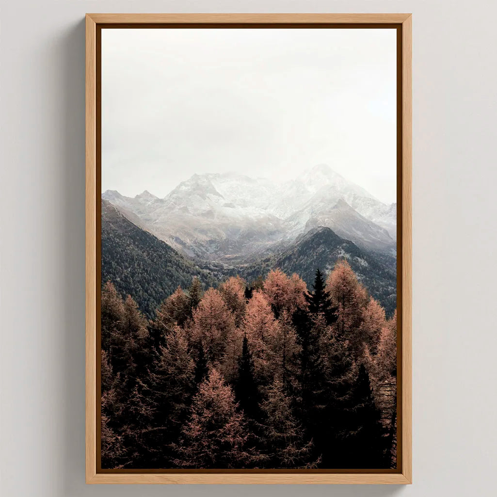 Toile encadrée - Souffle d’automne en montagne