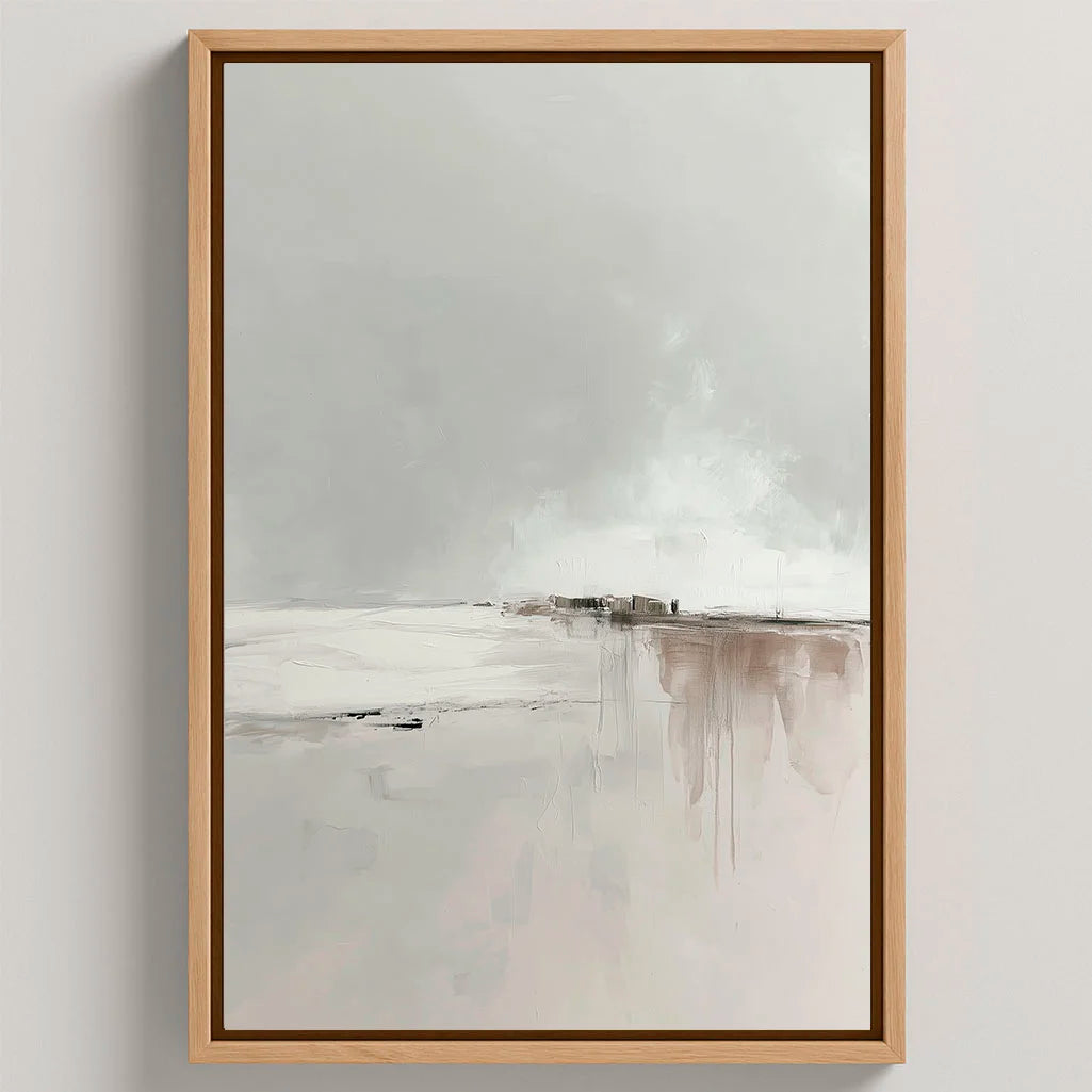 Framed Canvas Print Northern Light
