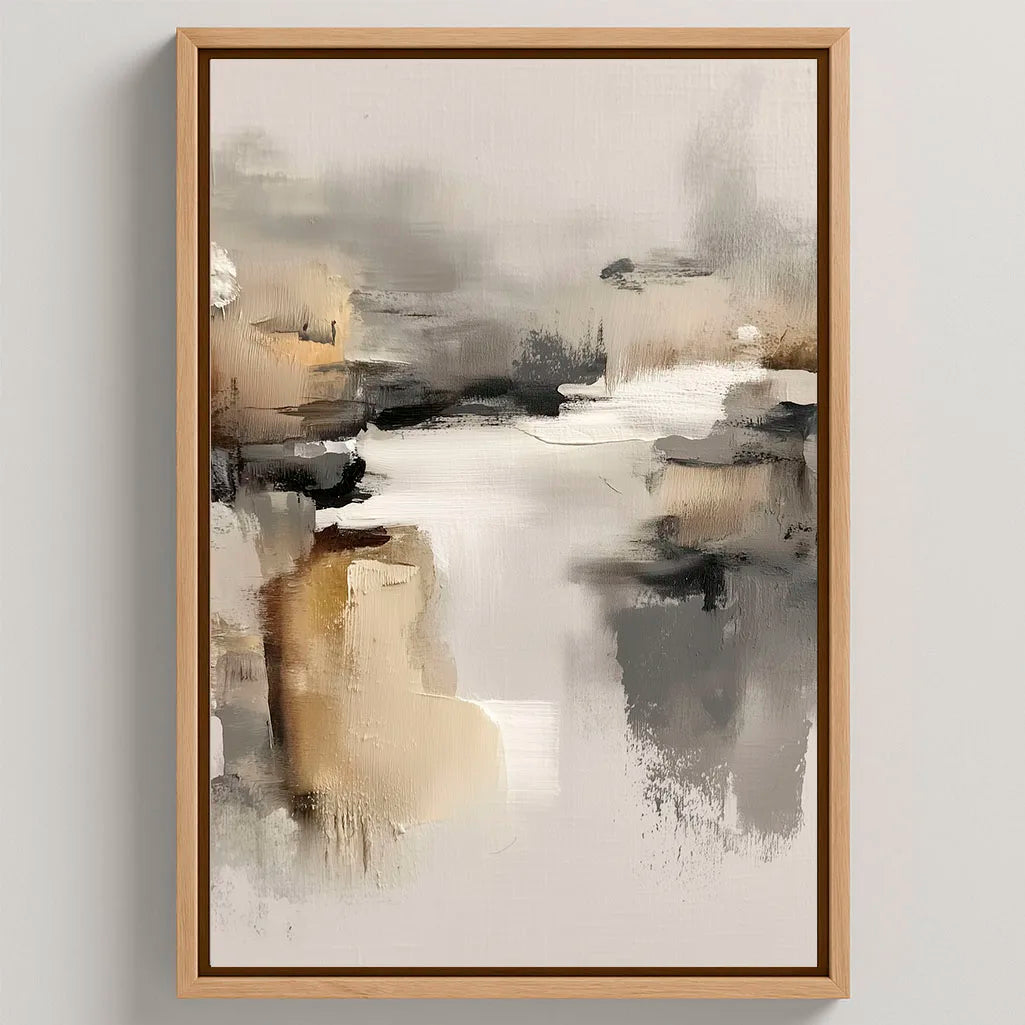 Framed Canvas Print Echo of Silence
