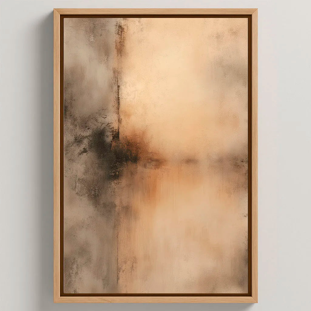 Toile encadrée – Chaleur du silence