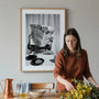 coffee newspaper wall art kitchen decor