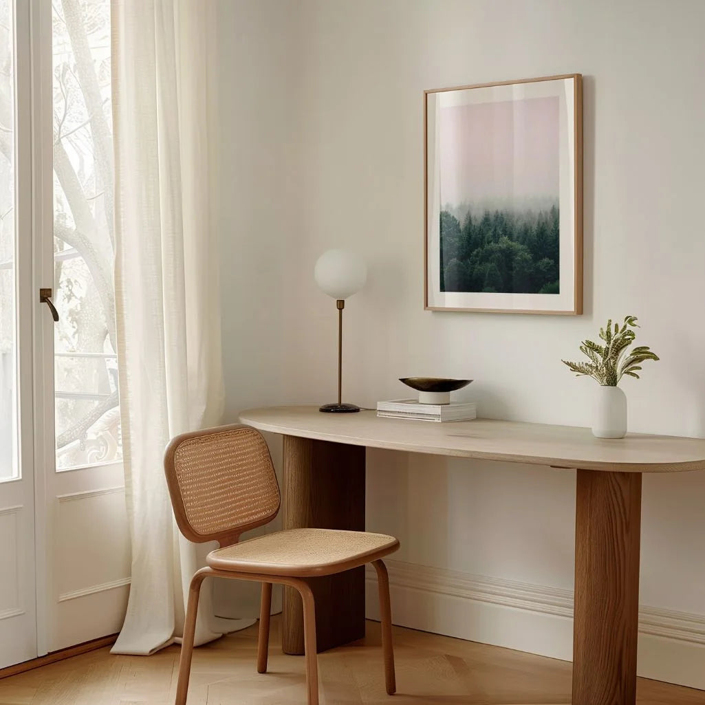 forest in the mist poster gallery wall nature decor