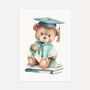 graduation bear poster kids wall art
