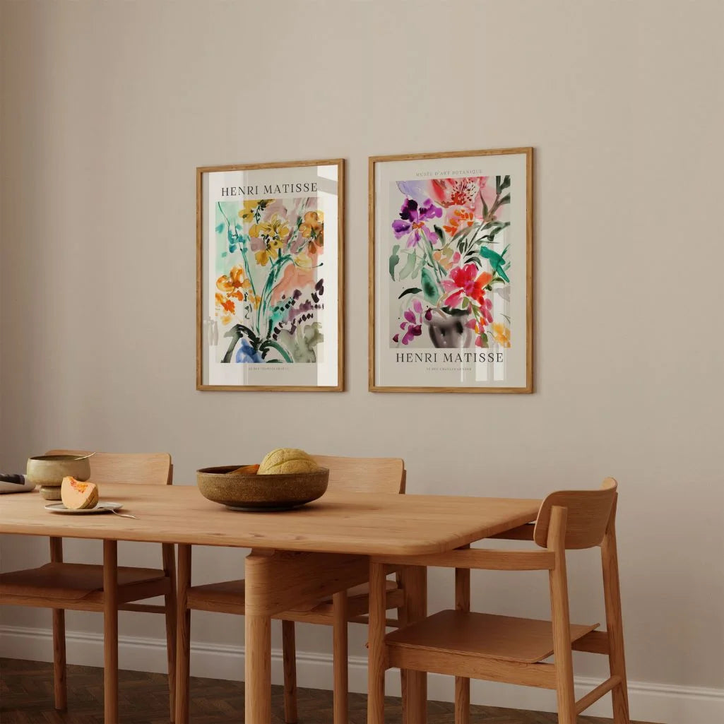 matisse floral wall art living room decor
