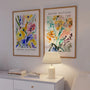 matisse flower aquarelle detail poster