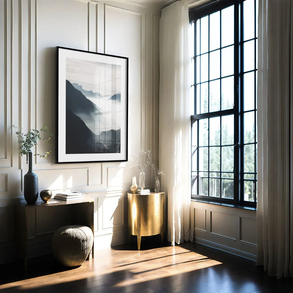 misty valley poster mountain mist detail