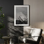 mountain poster gallery wall black white