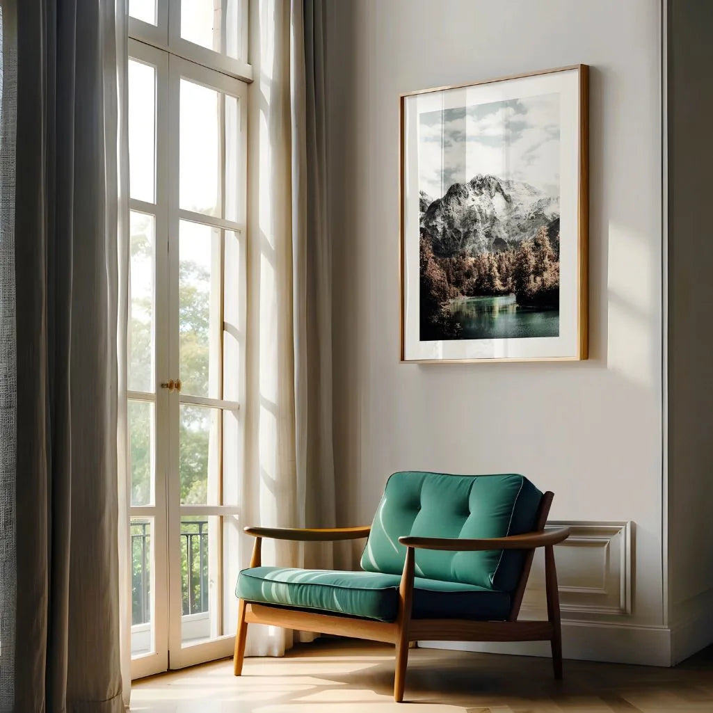 mountain lake poster gallery wall nature decor