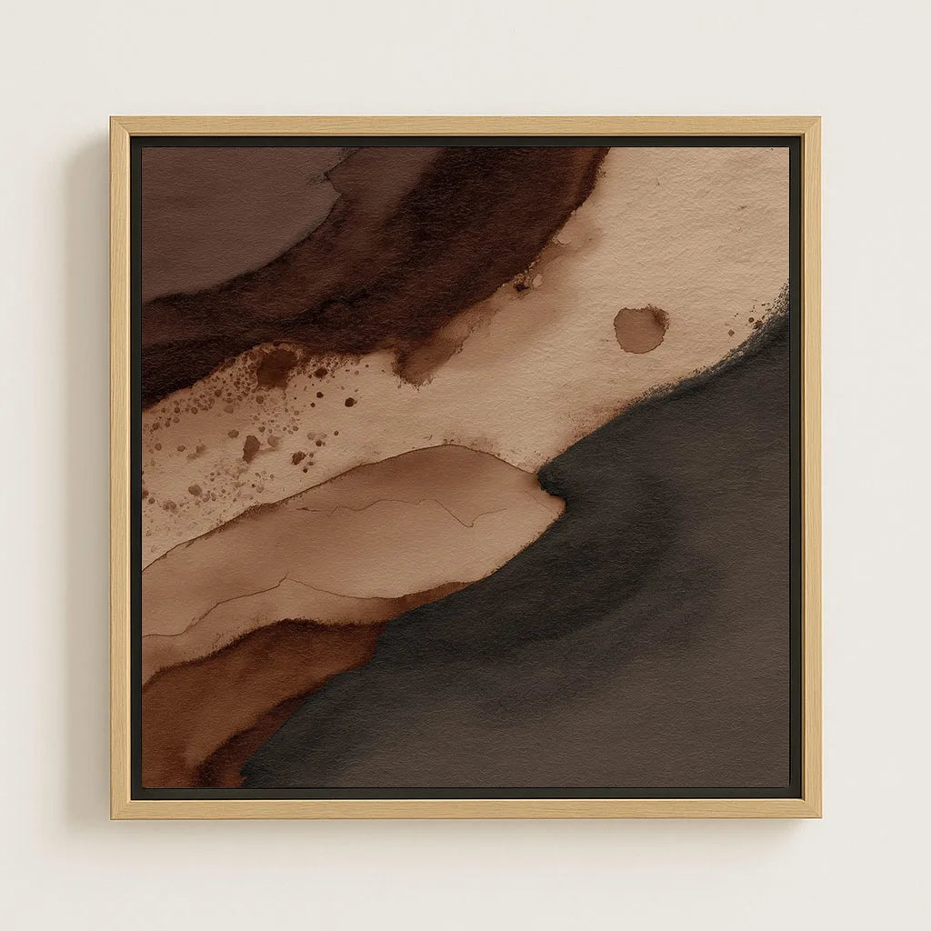 Toile encadrée – Paysage café