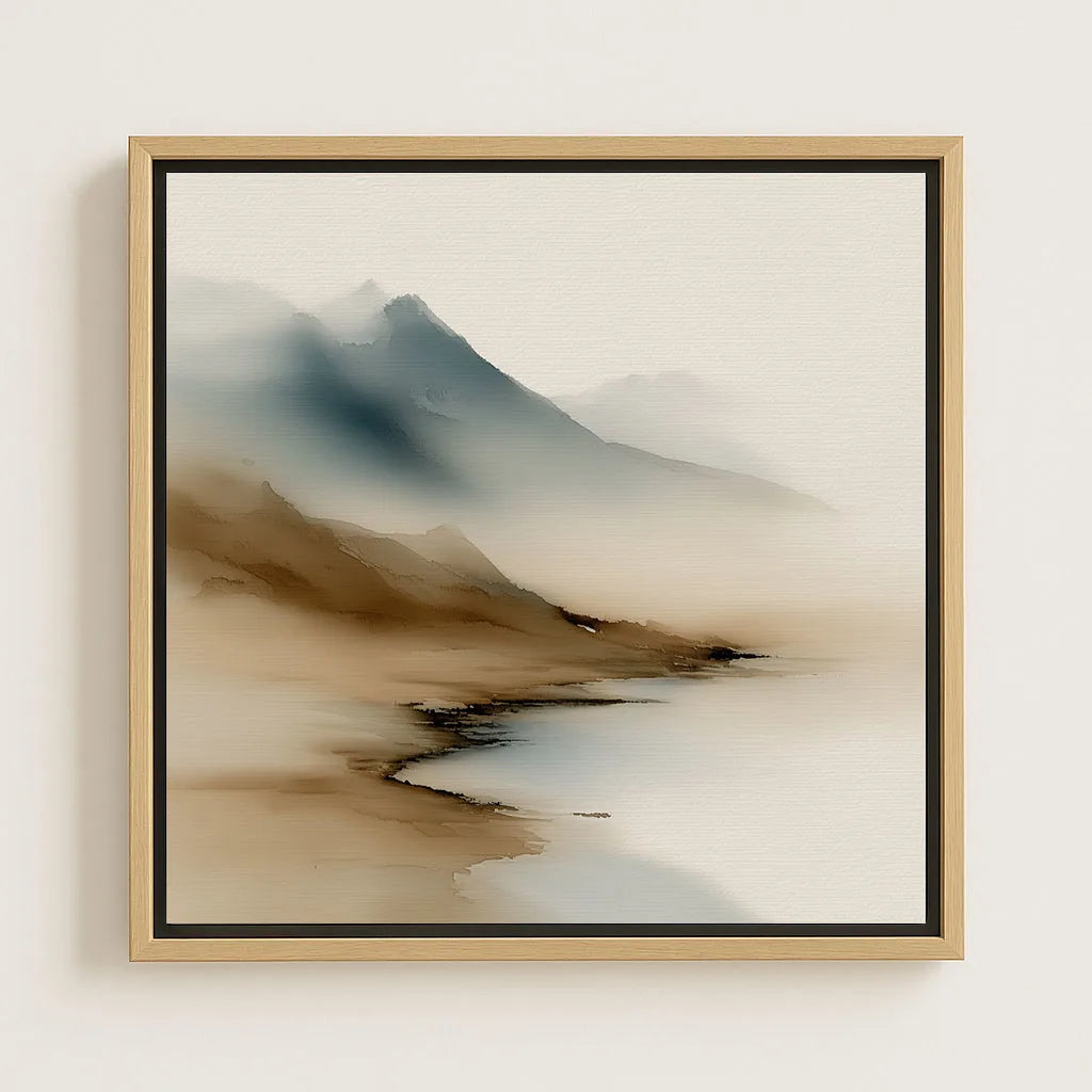 Toile encadrée – Silence des montagnes