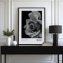 rose water drops detail poster