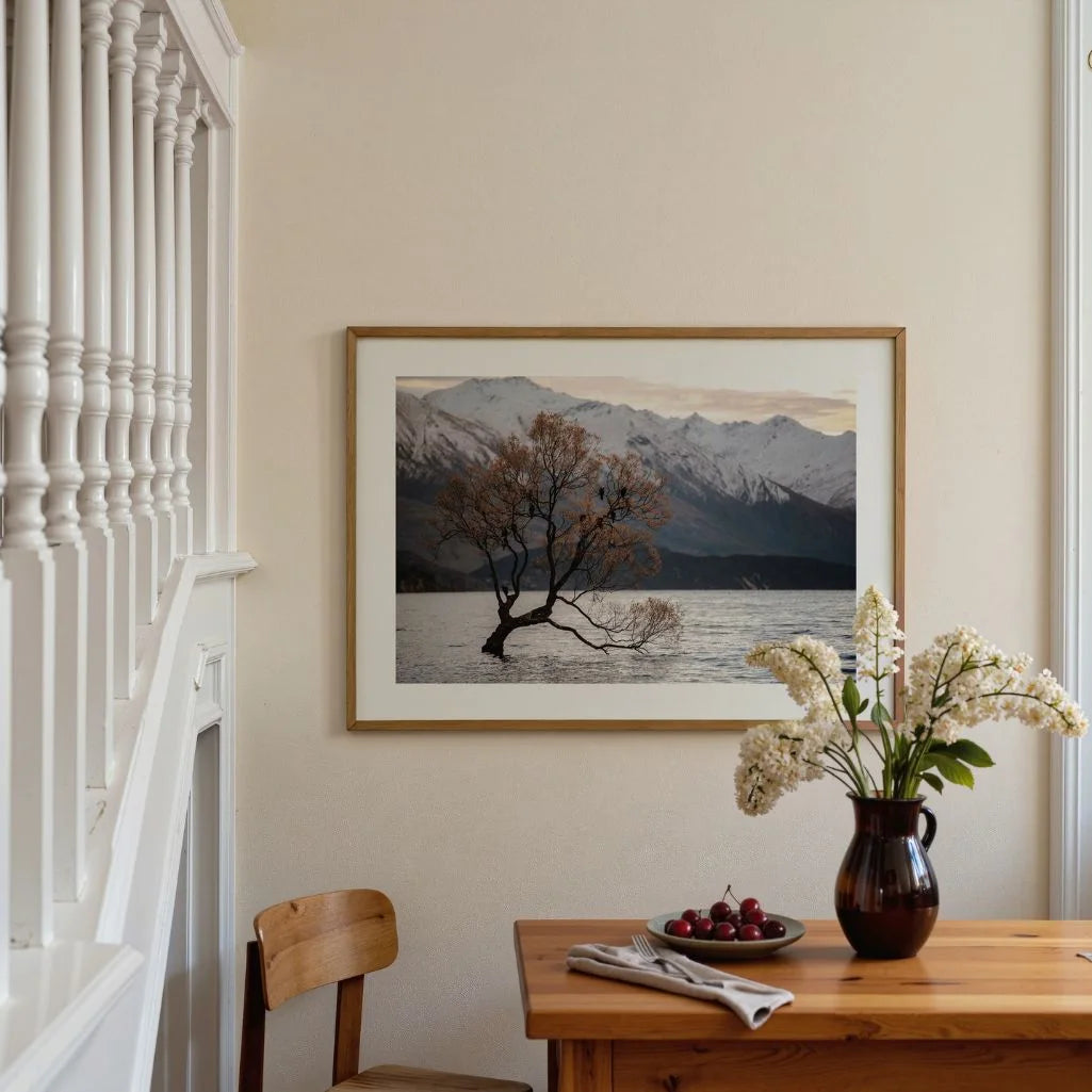 tree in the lake poster gallery wall nature decor